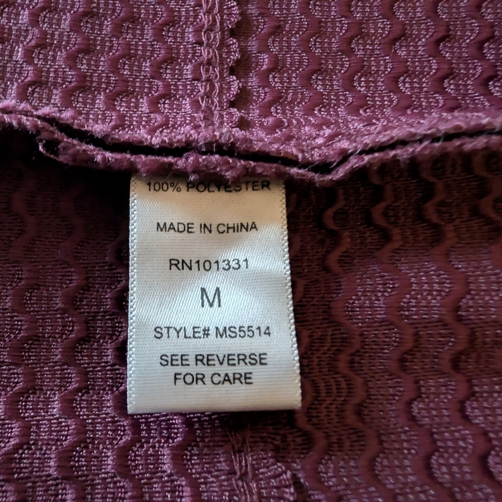 Charlotte Russe Textured A-Line Skirt in Deep Purple - Picture 4 of 4